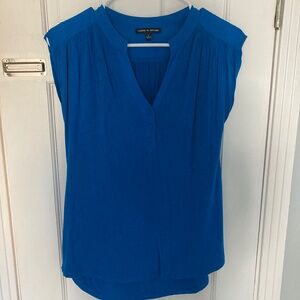 Women’s deep blue blouse